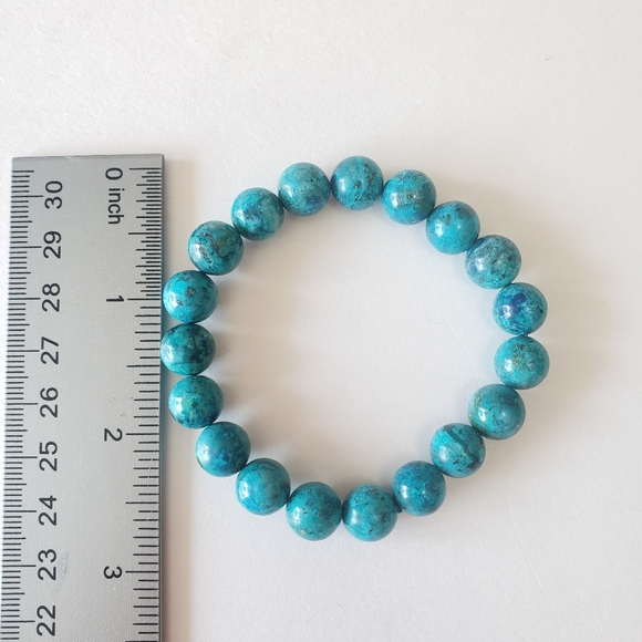 Natural Azurite stone Bracelet String Charms Strand Exquisite - Picture 7 of 8